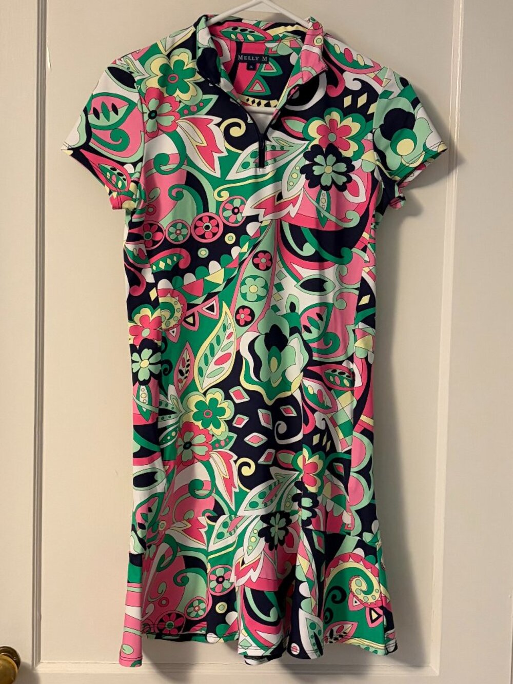Melly M mini dress golf size XS preppy colorful retro athletic workout